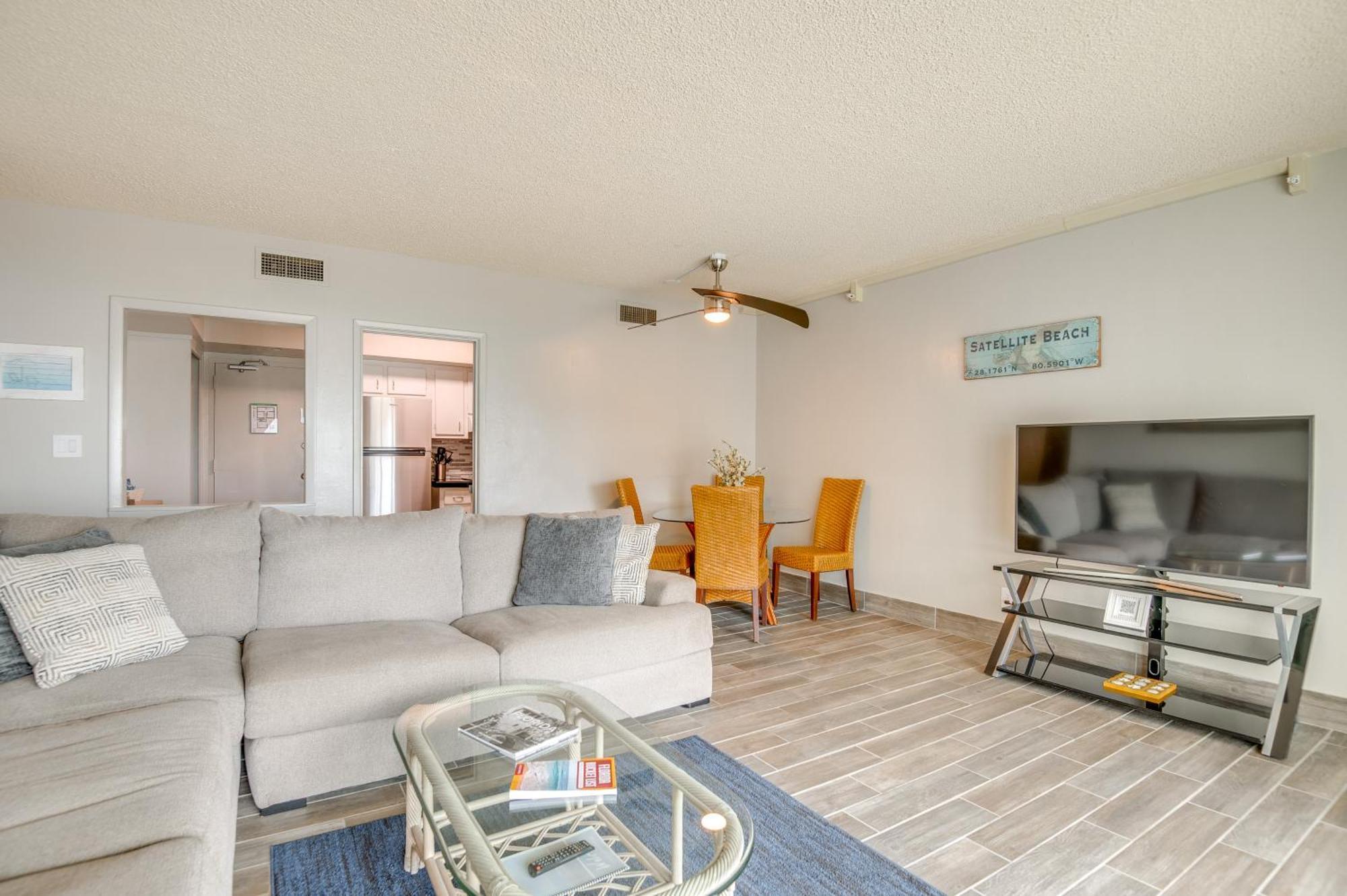 Walk To Shore Satellite Beach Condo With Ocean View Exteriör bild